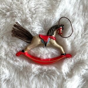 Vintage Hallmark Rocking Horse Lapel Pin/Brooch - Palomino